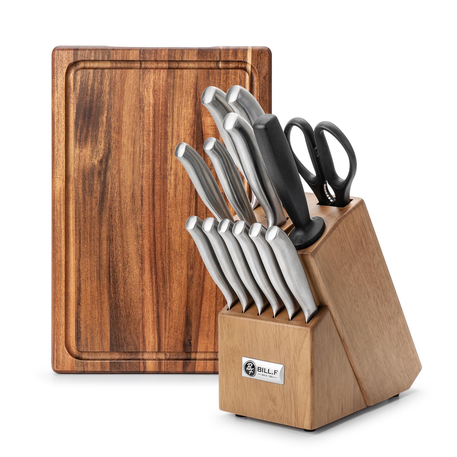 Amazon.com: Wood Kitchen Set Knife Set for Kitchen with Block